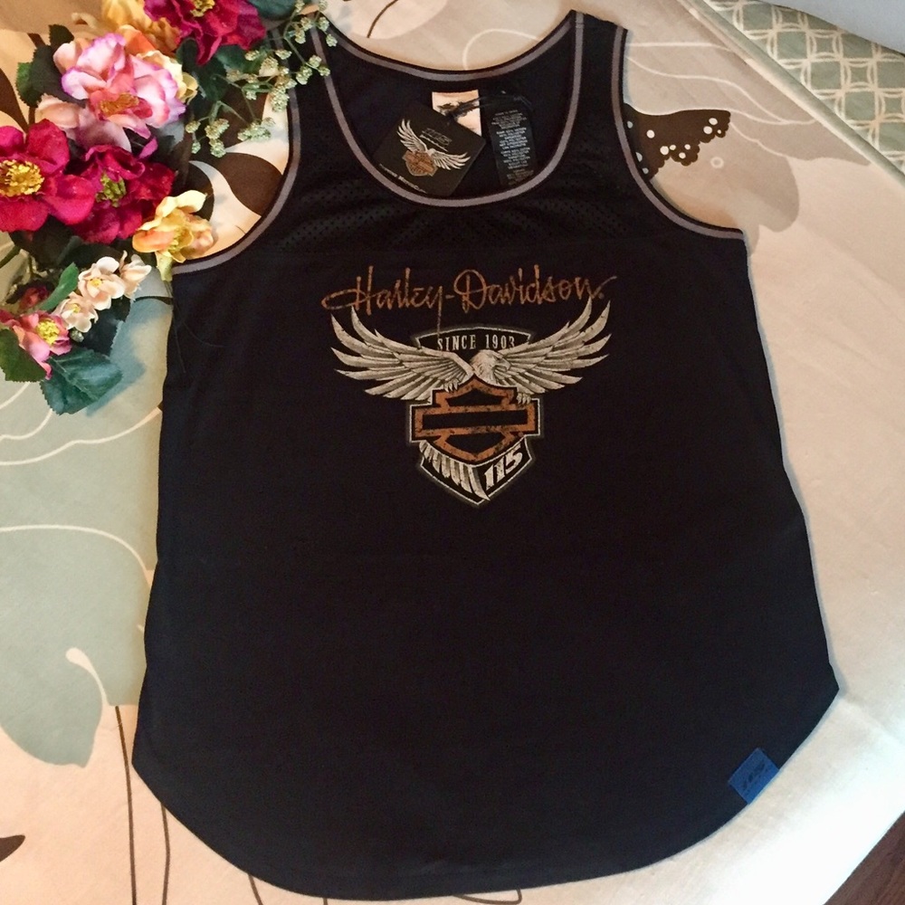 ❤️ New Harley Davidson Top.